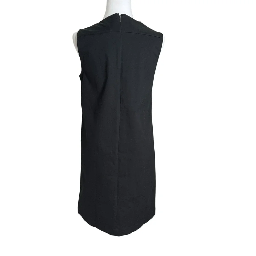 Tuckernuck Sydney Shift Dress Women's XS Black Utility Sleeveless Classic New - Picture 5 of 8